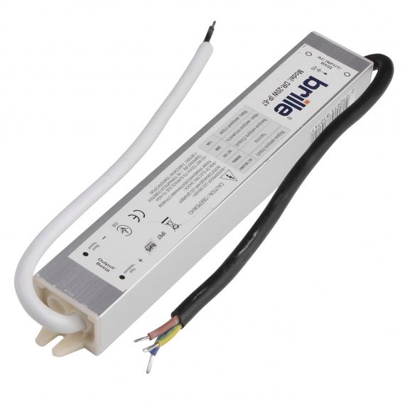 Блок питания влагозащищенный led DR-20W IP-67 AC 170-250V DC 12V | Зображення 2