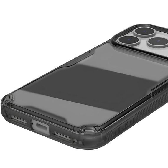 TPU чохол Nillkin Nature Pro Series для Apple iPhone 17 Pro (6.3") Чорний (прозорий) | Зображення 4
