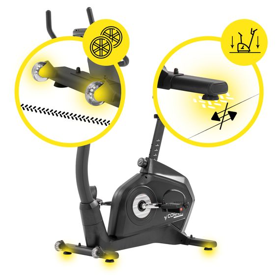 Велотренажер електромагнітний Cornix Amber Black | Зображення 7