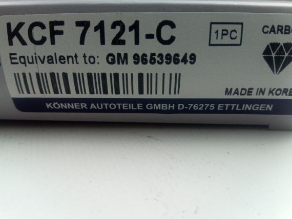 Фільтр салону Aveo, Konner (KCF-7121-C) вугільний (96539649) | Зображення 2