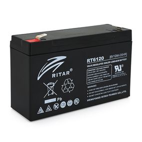 Аккумуляторная батарея AGM RITAR RT6120A, Black Case