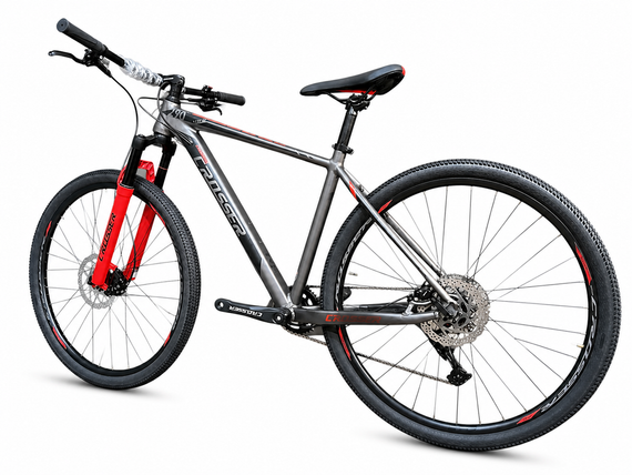 Велосипед горный 29" Crosser Solo рама 21", 1x12 L-TWOO AX, гидравлика Shimano MT200, воздушная вилка Красный | Зображення 1
