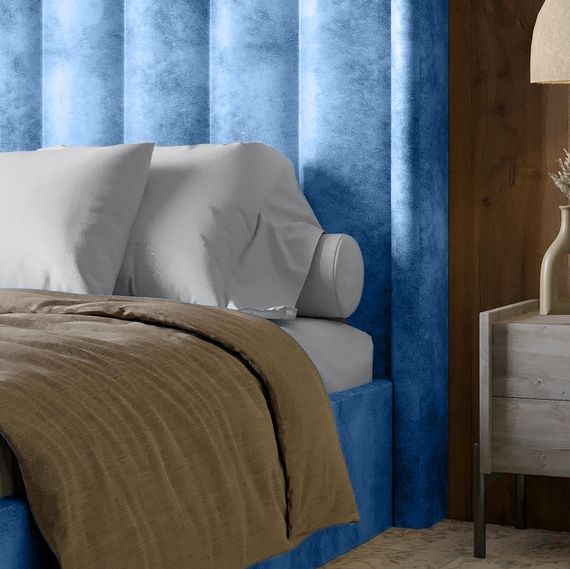 Двоспальне ліжко з підйомним механізмом LION Ніно 180x200 см SILK 302 Мраморний (LION-045029) | Зображення 2