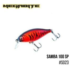 Воблер Megabite  Samba 100 SP (60 мм, 14,8 гр, 1 m) (S023)