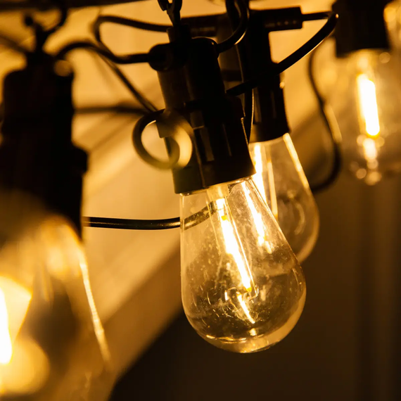 Світлодіодна гірлянда 10 метрів, 25 LED, статичний режим, живлення від мережі 220В | Зображення 1