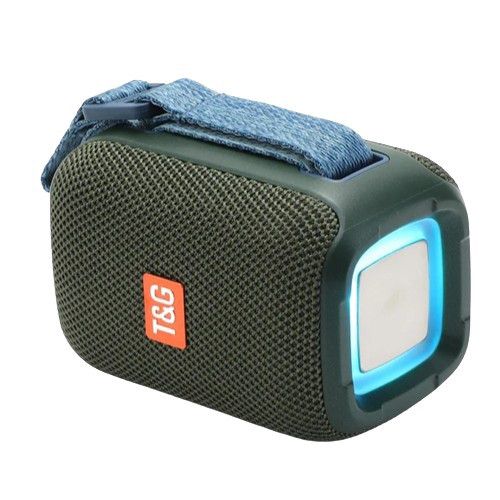 Портативная Bluetooth колонка TG339 5W с RGB подсветкой. BC-146 Цвет: зеленый | Зображення 6
