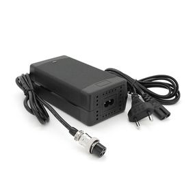Зарядний пристрій акумуляторів LiFePO4 12V (14.6V), 4S,10A, штекер GX16, з індикацією, 133х67х45mm, 0.3kg