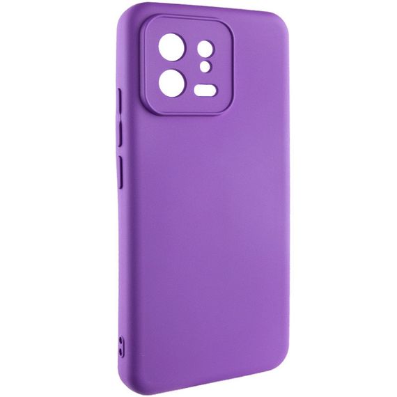 Чехол Silicone Cover Lakshmi Full Camera (A) для Xiaomi 13 Full camera, Фіолетовий / Purple | Зображення 1