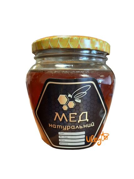 Этикетка Шестигранник Сота (черная), 8,2х7,3 см (самоклейка) – 1 шт. | Зображення 2