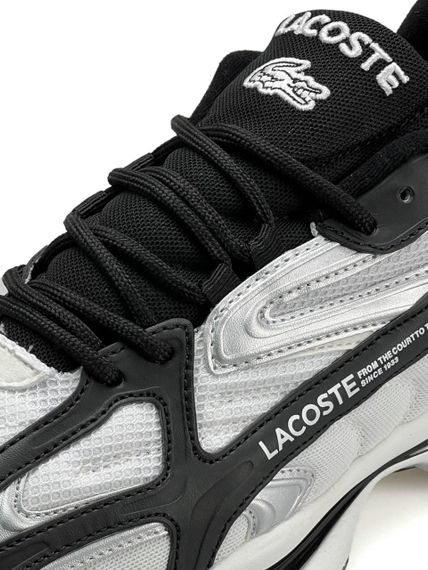 Мужские кроссовки Lacoste L003 2K24 PRM White Black Silve (текстиль) A4390 42 26,5 | Зображення 8