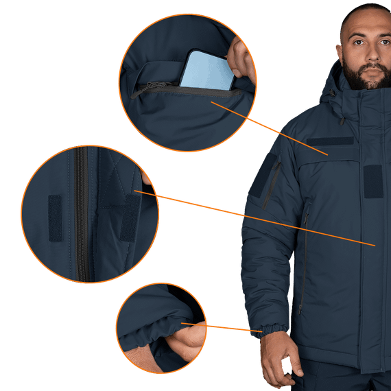 Зимова куртка Patrol System 3.0 Nylon Taslan Синя (7281), M | Зображення 8