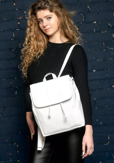 Жіночий рюкзак Sambag Loft MZN білий 30 х 25 х 12 см (22200008) | Зображення 2