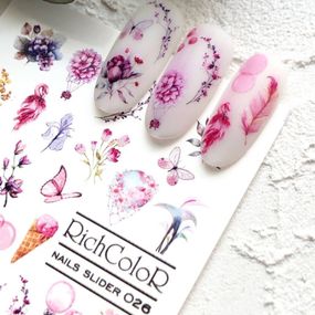 Рифленый слайдер RichColor 026 на водяной основе (6.5x9.5см)