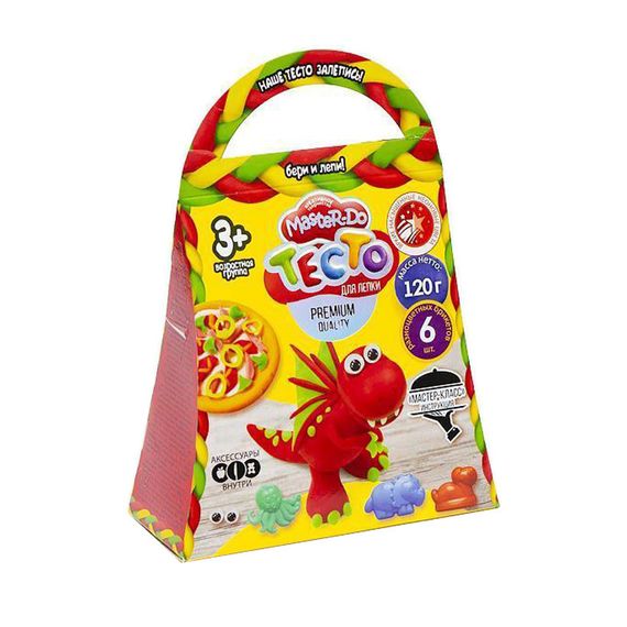 Набор креативного творчества "Master Do" TMD-04-01…06, 6 цветов теста Дракон