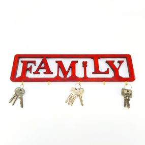 Ключница Family Мастерская мистера Томаса 40см х 10см Фанера морилка лак