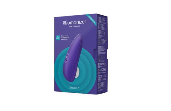 Компактний вакуумний кліторальний стимулятор Womanizer Starlet 3 Indigo водонепроникний для подорожей | Зображення 2