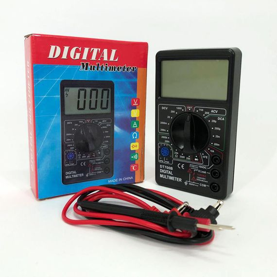 Мультиметр ємність Digital DT700B, Тестер для електрика, SX-925 Тестери електровимірювальні | Зображення 2