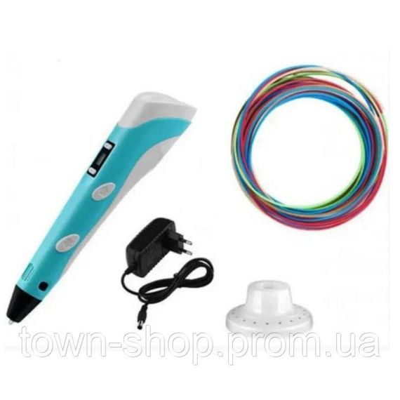 3D ручка Smart 3D Pen 2 c LCD дисплеем. Цвет: голубой | Зображення 9