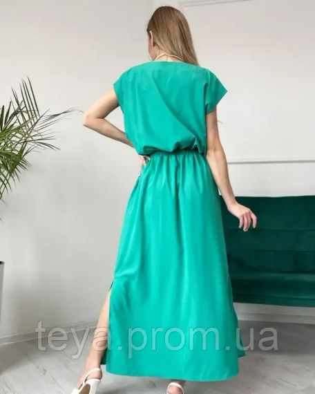 Плаття для жінок колір зелений розмір 3XL FI_007097 | Зображення 2