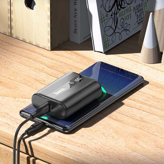 Power Bank Hoco Q3 Pro 10000 mAh, швидка зарядка 22.5W+PD20W, LED-дисплей (47005-Q3 Pro_471) | Зображення 6