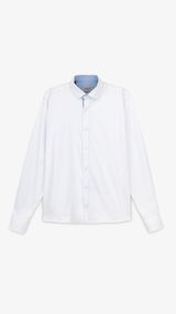 Сорочка однотонна для хлопчика Deniz 02042 164 см Білий shop (2000999173905)