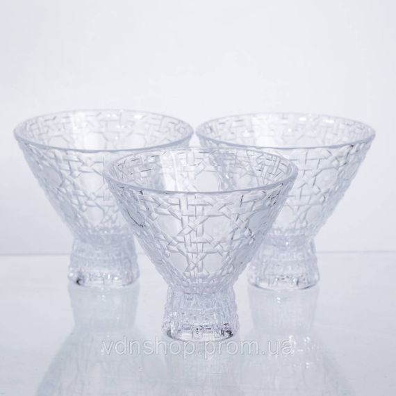 Набор креманок на ножке 6 шт креманки стеклянные п 200 мл 64486-21 | Зображення 2