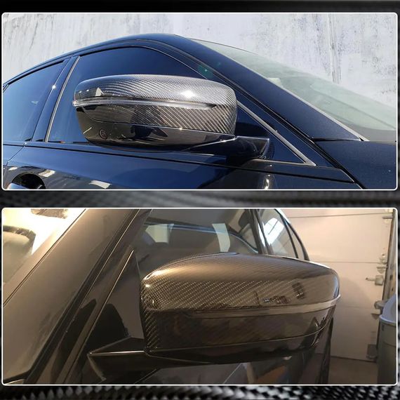 Накладки на дзеркала M-Look Сухий карбон для BMW 5 серія G30/31 2017-2023 рр | Зображення 3