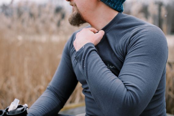 Термобілизна чоловіча Tribe Microfleece сірий M, тепла флісова термобілизна трайб для риболовлі полювання туризму кемпінгу ЗСУ | Зображення 3