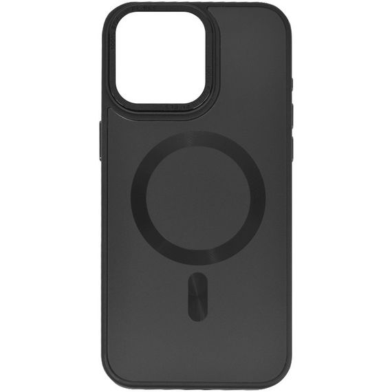 Чохол TPU+Glass Sapphire Midnight Open Camera with MagSafe для Apple iPhone 15 (6.1")