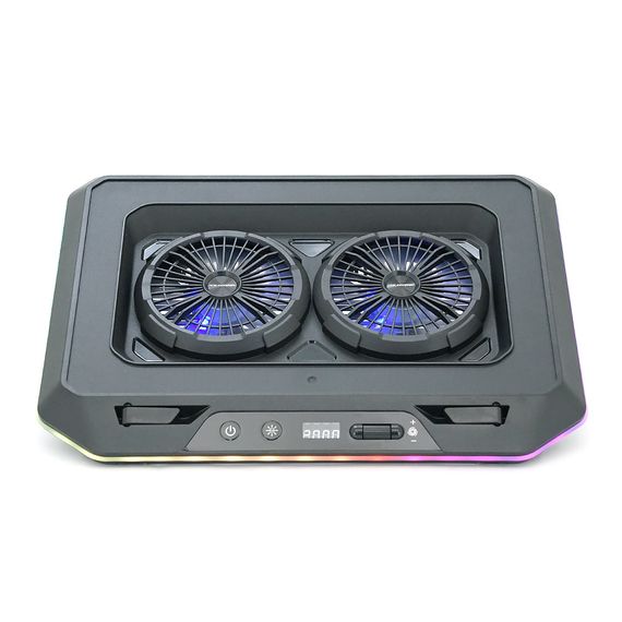 Підставка для ноутбука IceCoorel A5, до17", fan2-125*15 мм 2200±10% RPM, корпус пластик, 1-USB+1-TYPE C, 420x320x55mm, | Зображення 1