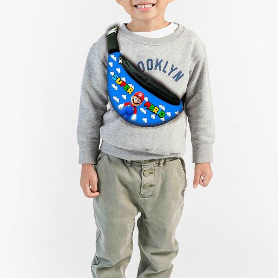 Набор детский Супер Марио  рюкзак,сумка-бананка,кружка (00708) | Зображення 1