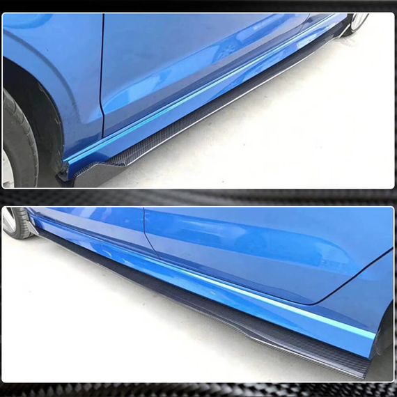 Боковые Пороги (для RS3 SD 2017-2019, Карбон) для Ауди A3 | Зображення 3