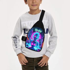 Сумка через плечо детская Рик и Морти 29х17 см сумка слинг для мальчика (02163)