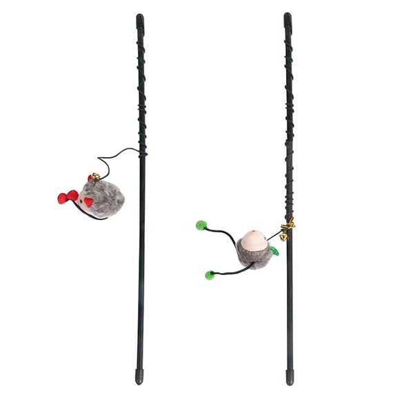 Flamingo Rod With Mouse іграшка для котів, 45 см