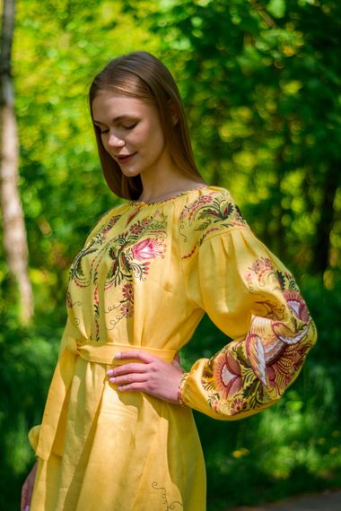 Плаття вишиванка доросле льон | Зображення 8