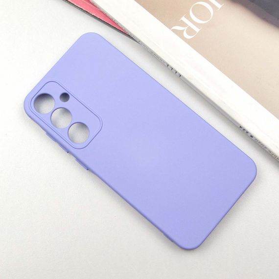 Чохол Silicone Cover Lakshmi Full Camera (A) для Samsung Galaxy S24+ Бузковий / Dasheen | Зображення 1
