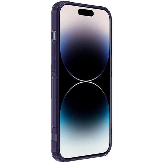 TPU чохол Nillkin Nature Pro Series для Apple iPhone 14 Pro (6.1") Темно-фіолетовий (прозорий) | Зображення 2