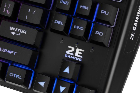 Клавиатура игровая 2E GAMING KG355 LED 87key USB Black Ukr (2E-KG355UBK) | Зображення 5