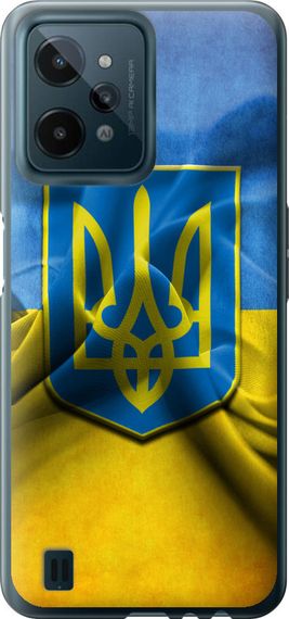 Чехол на Realme C31 Флаг и герб Украины 1 "375u-2593-17620"