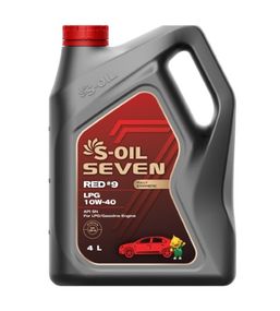 Моторна олива S-OIL 7 RED #9 LPG 10W-40 4л.