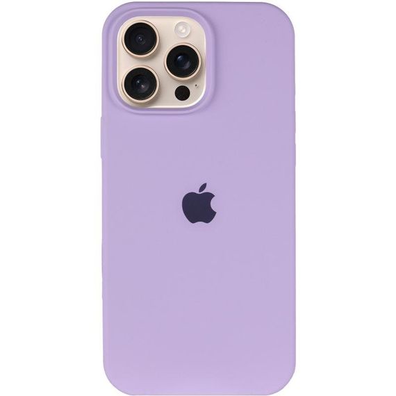 Чохол Silicone Case Full Protective (AA) для Apple iPhone 16 Pro Max (6.9") Бузковий / Lilac | Зображення 1