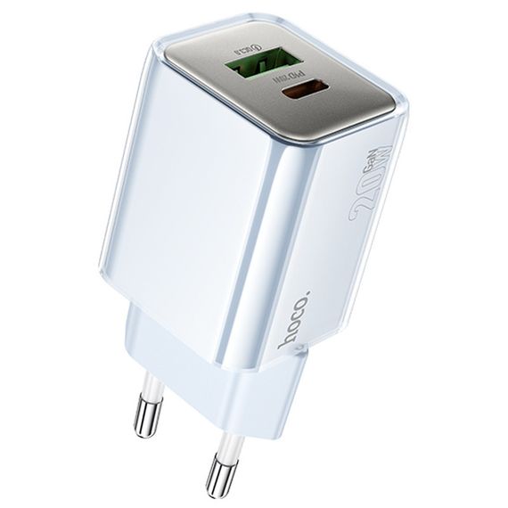 МЗП Hoco N46 Glorious PD20W+QC3.0 (1USB-A/1C) Blue