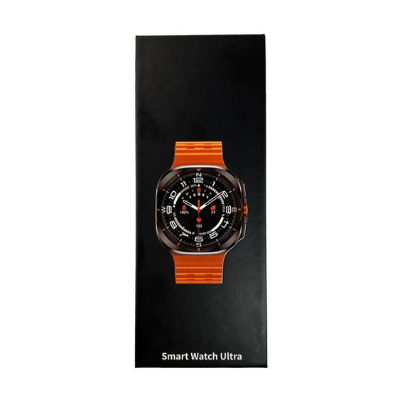 Смарт часы IWO W7 IP67 Amoled Black Orange | Зображення 1