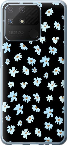 Чехол на Realme Narzo 50A Цветочный "4900u-2514-17620"