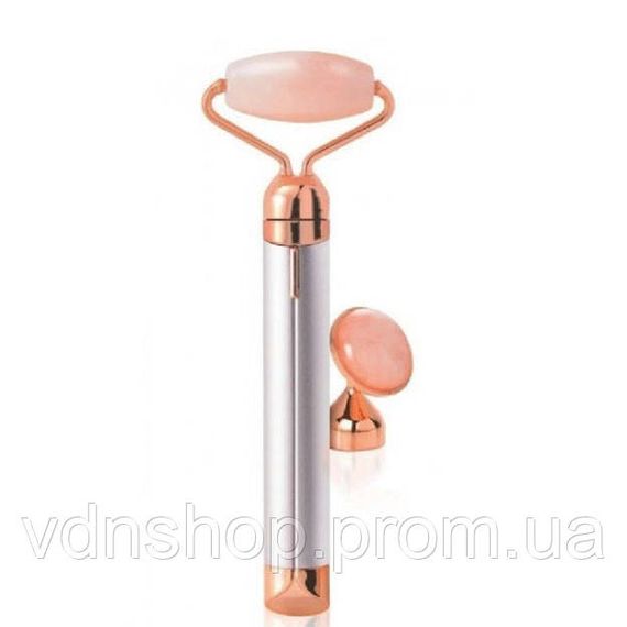 Массажер ролик электрический для лица Facial Roller Massager. Цвет: бежевый VB-57 | Зображення 1