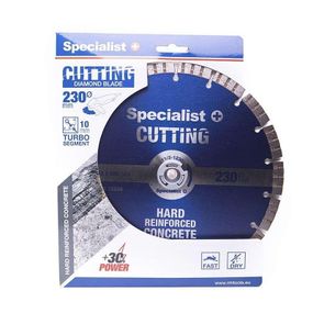 Диск алмазный Specialist+ PREMIUM 230x10x22,2 для железобетона