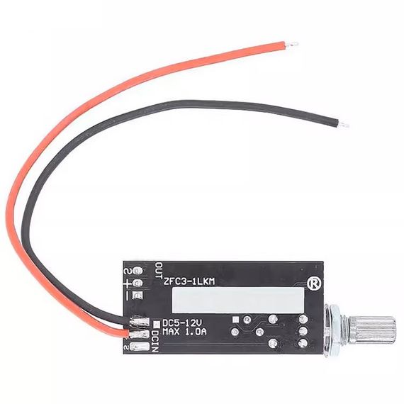 DC Контроллер скорости вращения вентилятора корпуса компьютера DC5V-12V | Зображення 1