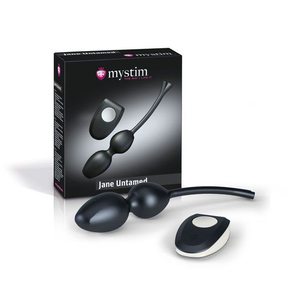 Вагинальные шарики для миостимуляции Mystim Jane Untamed Vibe с вибрацией и пультом ДУ | Зображення 2