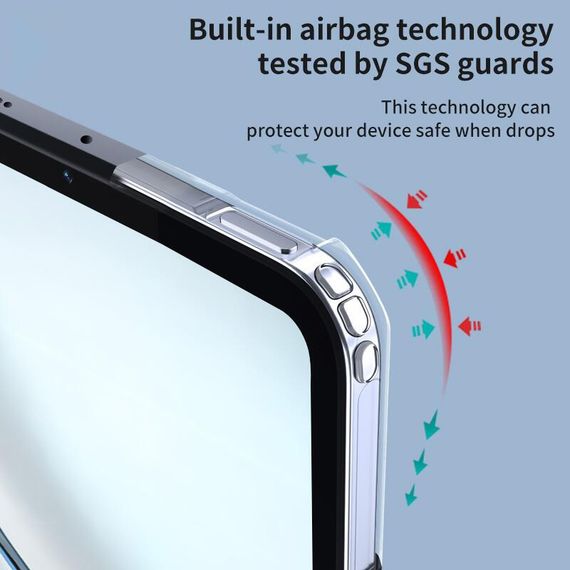 TPU+PC чохол Xundd c посиленими кутами для Apple iPad 10.9" (2022-24) / 11" (A16) 2025 Чорний | Зображення 7