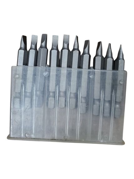 Бита шлицевая SL4 x 50 мм, плоский шлиц, сталь S2 за 10 шт